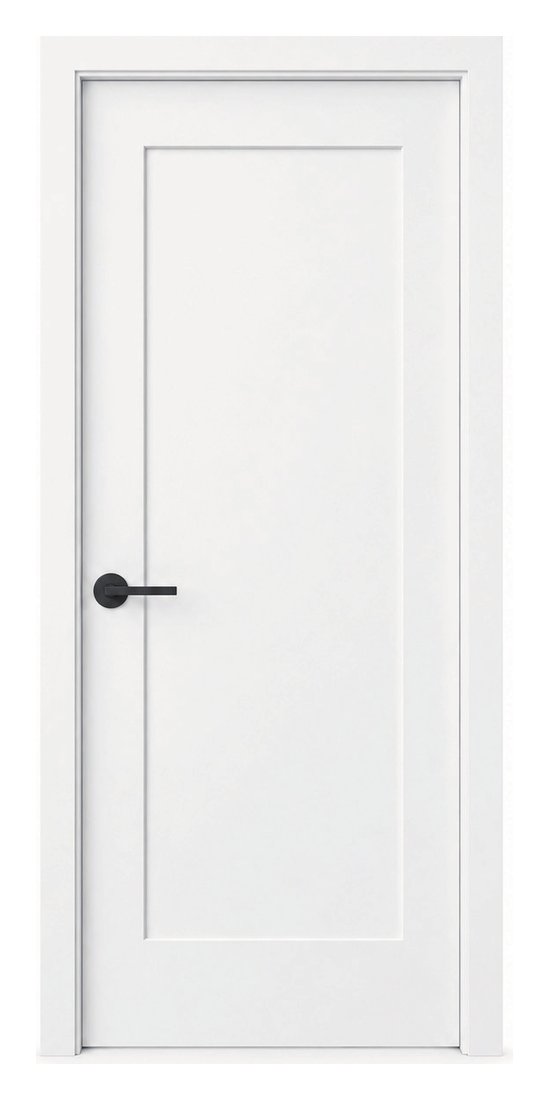 1-Panel Shaker, Stile & Rail interior door, white primed